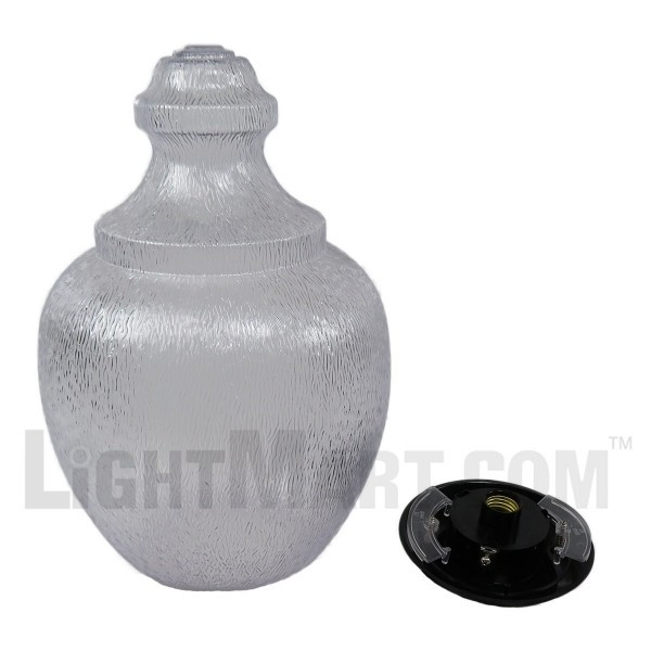 Economy Acorn Light Fixture with Medium Socket, Bulb Not Included