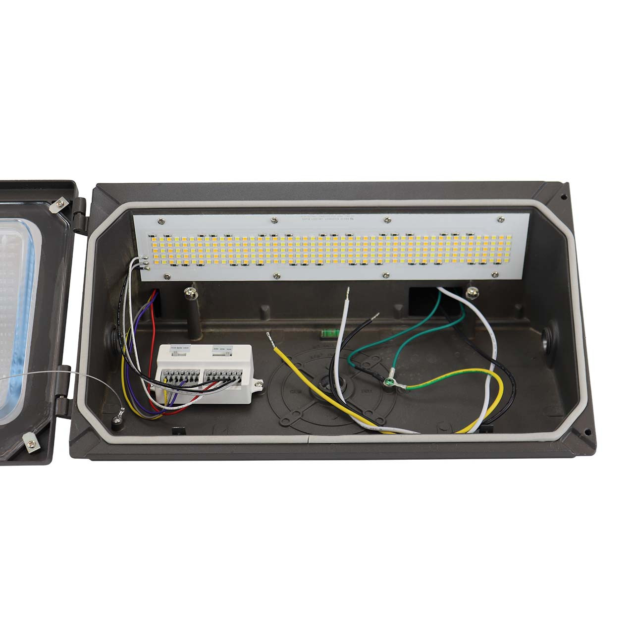 WallPack_Open_Closeup__96439.1636142927.jpg 75 Watt LED Wall Pack with Adjustable Power and Color Temperature