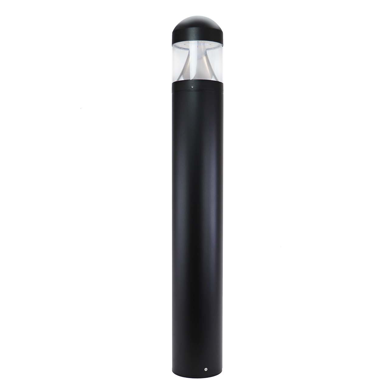 24 Watt Round Dome Top LED Bollard Light with Adjustable Power and Color Temperature