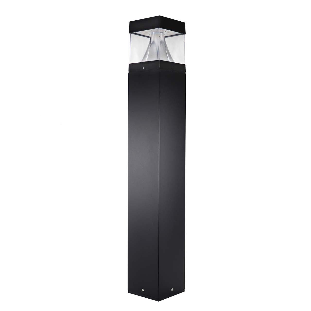 BOLSQ22-Front__83813.1753729485.jpg 24 Watt Square LED Bollard Light with Adjustable Power and Color Temperature