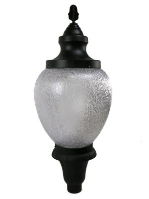 LED Acorn Light Fixture, Semi Cut-Off Shield with Mogul Socket