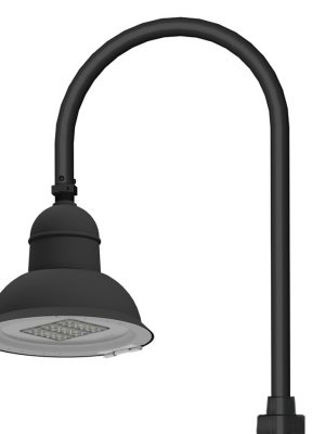 70 Watt 18 Inch Architectural Gooseneck LED Light Fixture with Single Arm