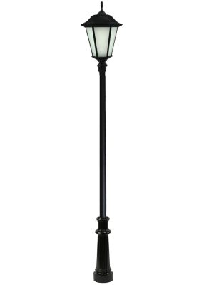 Wexford LED Light Pole Kit with Lantern Fixture 3 Inch Diameter Light Pole - Direct Burial