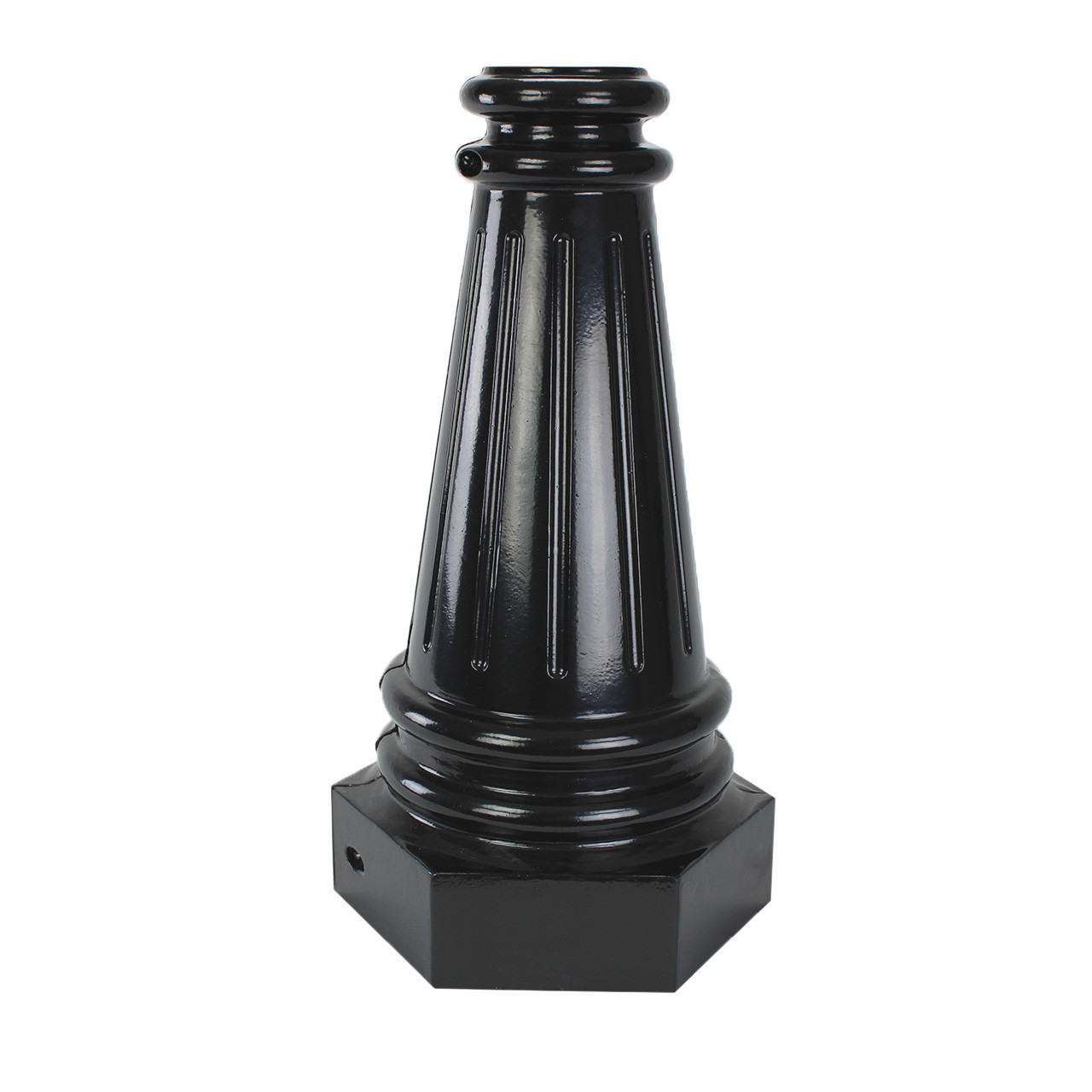 Stratford-Closed__43562.1674768675.jpg Oxford Anchor Base Decorative LED Pole Kit with Economy Acorn Fixture, 3 Inch Diameter