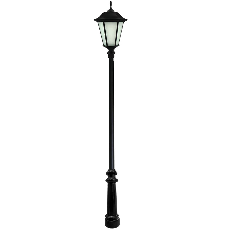 WindsorBase_Lantern__56118.1626757223.jpg Windsor LED Light Pole Kit with Lantern Fixture 3 Inch Diameter Light Pole - Direct Burial