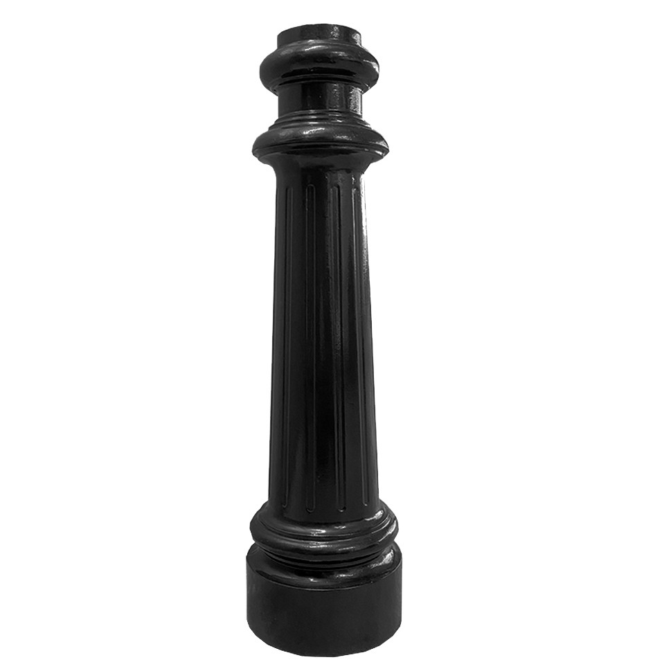 WindsorBase_New__54151.1622630624.jpg Windsor LED Light Pole Kit with Lantern Fixture 3 Inch Diameter Light Pole - Direct Burial