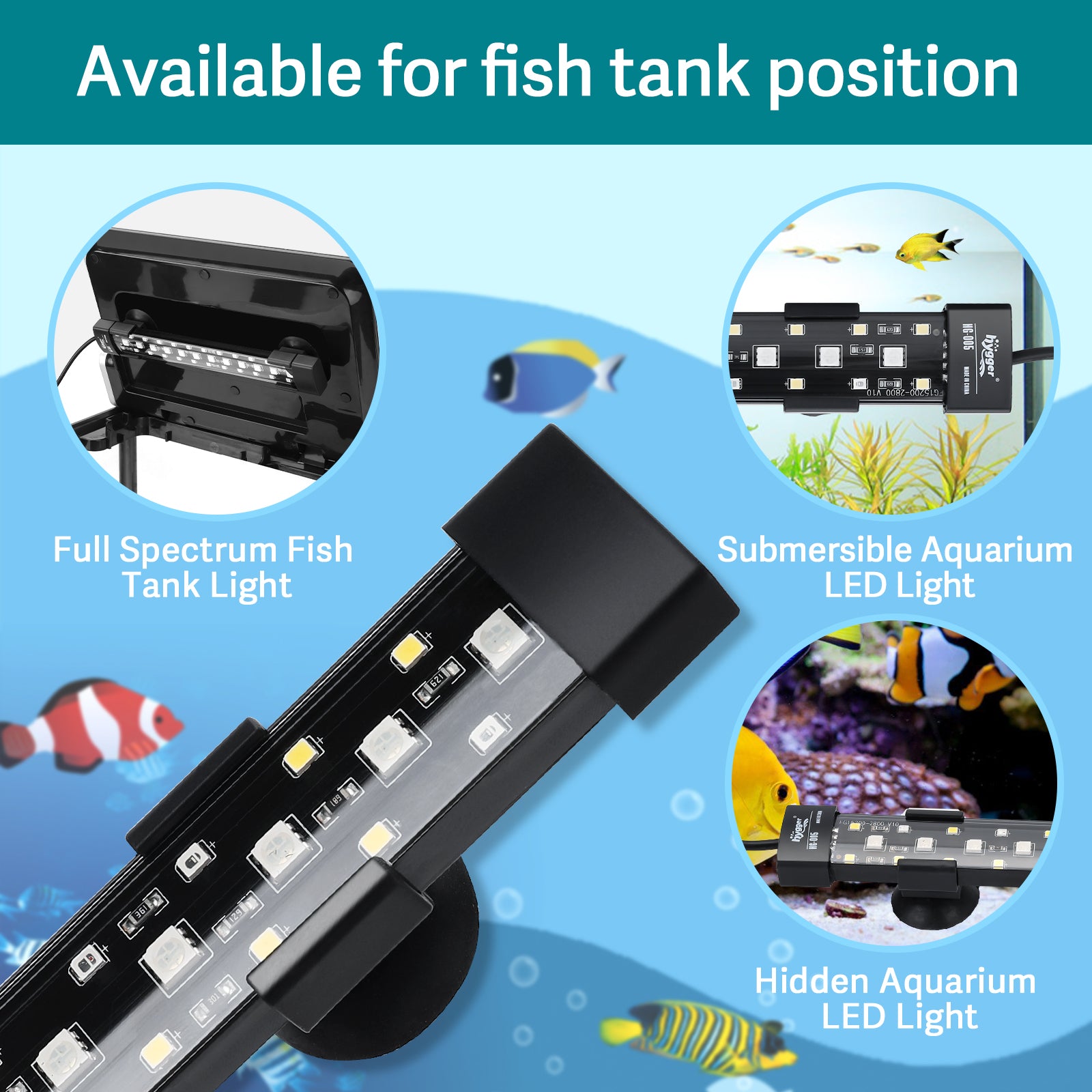 Hygger - Dunker Submersible Aquarium Light