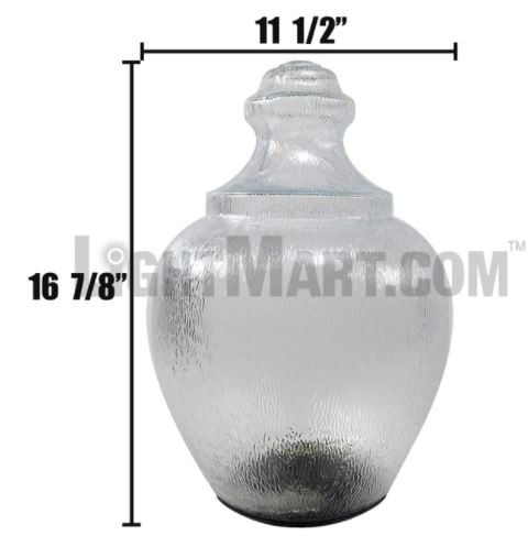 Windsor LED Light Pole Kit with Economy Acorn Fixture 4 Inch Diameter Light Pole -Direct Burial