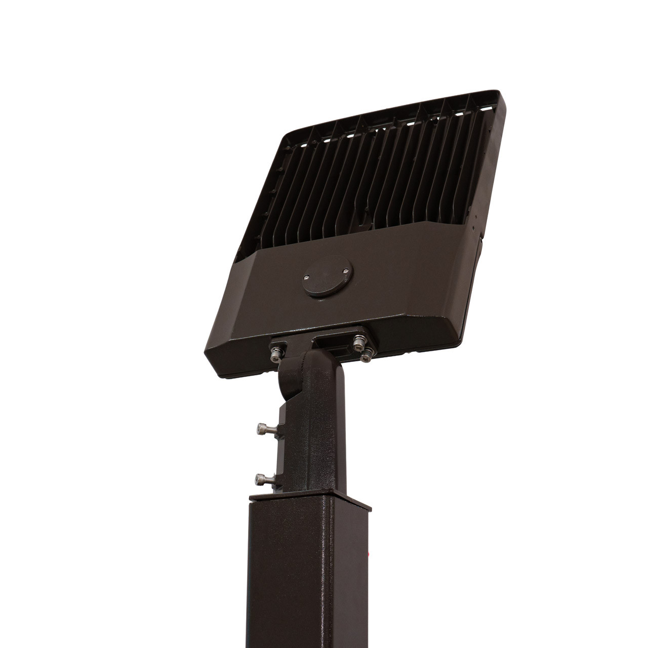 Back_Angle_right_BigLight_copy__20049.1752252770.jpg Light Pole Kit with Single Adjustable LED Area Light, Selectable Wattage 150/200/240/300 & Color Temperature, 20-30 Foot Pole Height Options