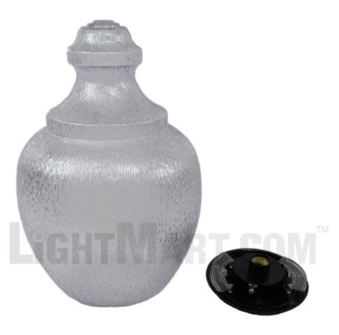 EACINC02__35216.1622619368.JPG Worthington LED Light Pole Kit with Economy Acorn Fixture 3 Inch Diameter Light Pole - Anchor Based