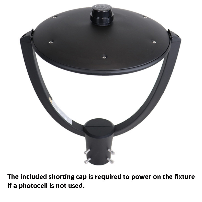 halo_light_with_shorting_cap_-_copy__50562.1626757181.jpg Halo Style Anchor Base LED Pole Kit with 150 Watt LED and 4 Inch Diameter Round Pole