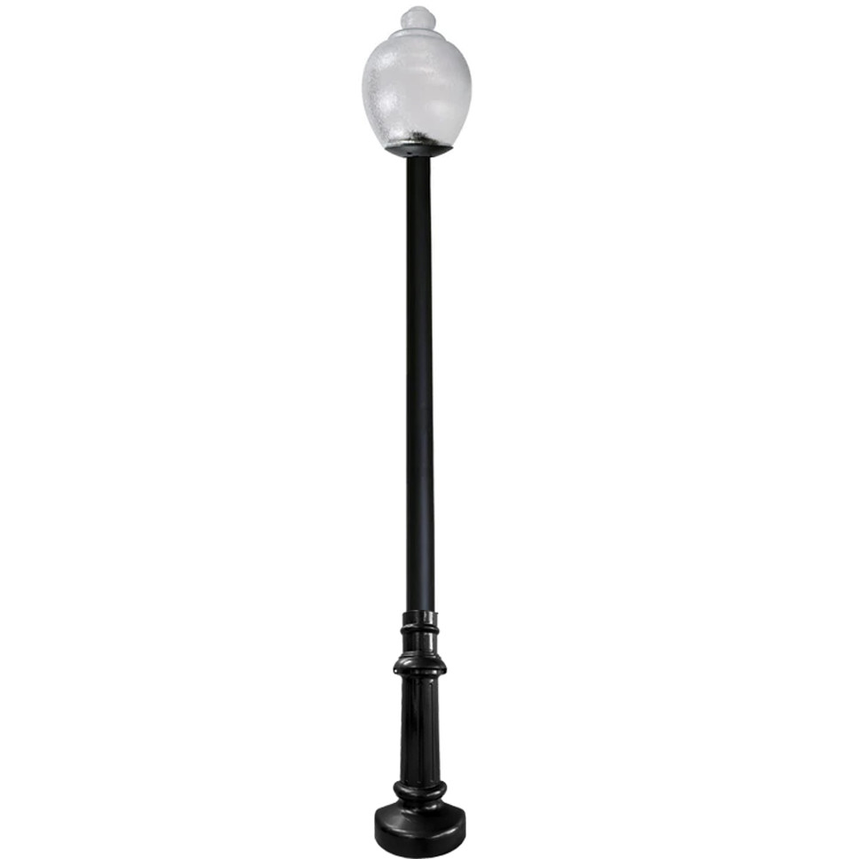 WorthingtonBase_EconomyAcorn__60270.1626757225.jpg Worthington LED Light Pole Kit with Economy Acorn Fixture 4 Inch Diameter Light Pole -Direct Burial