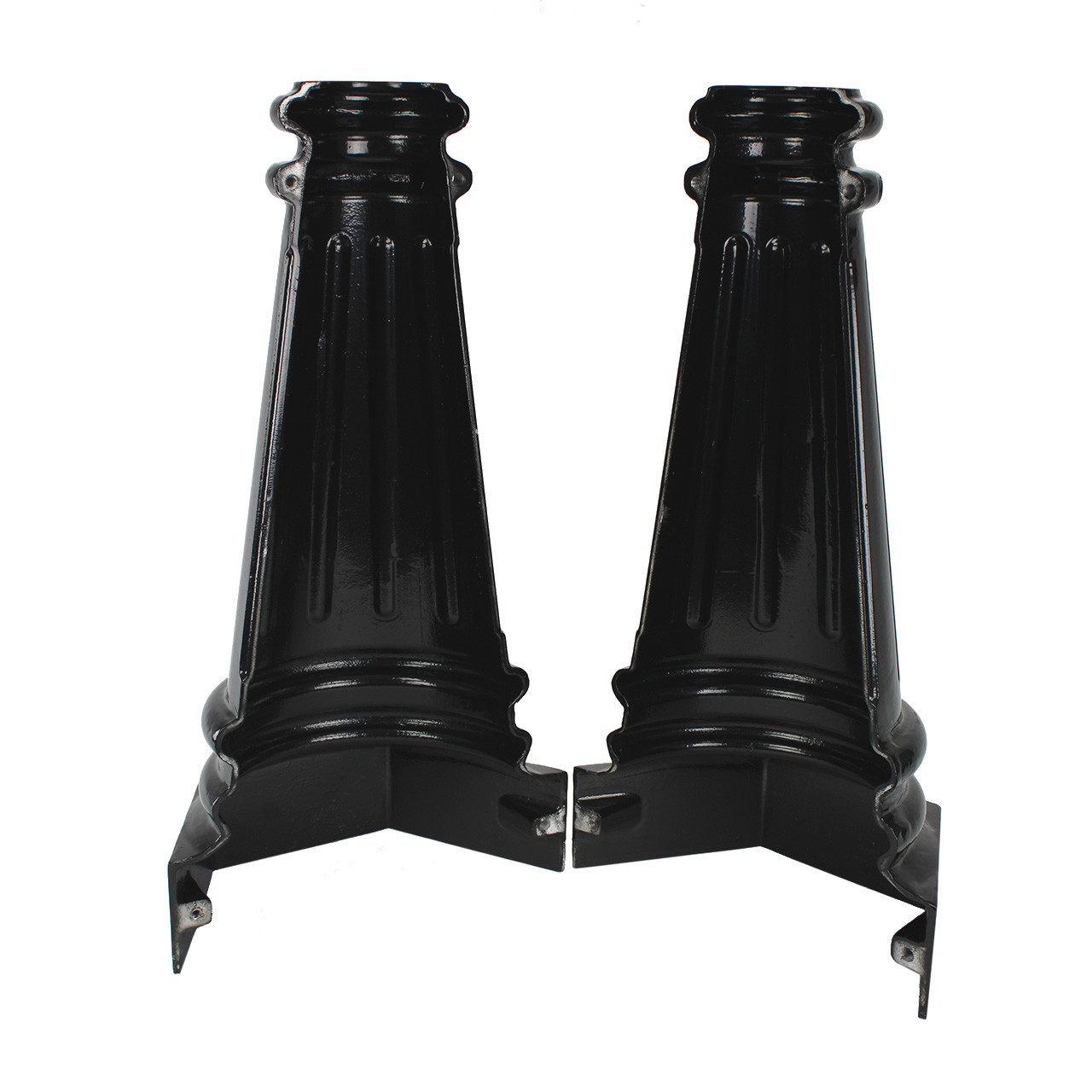 Stratford-Double-side_Open__66034.1674771662.jpg Stratford Direct Burial Decorative LED Pole Kit with Lantern Fixture, 4 Inch Diameter