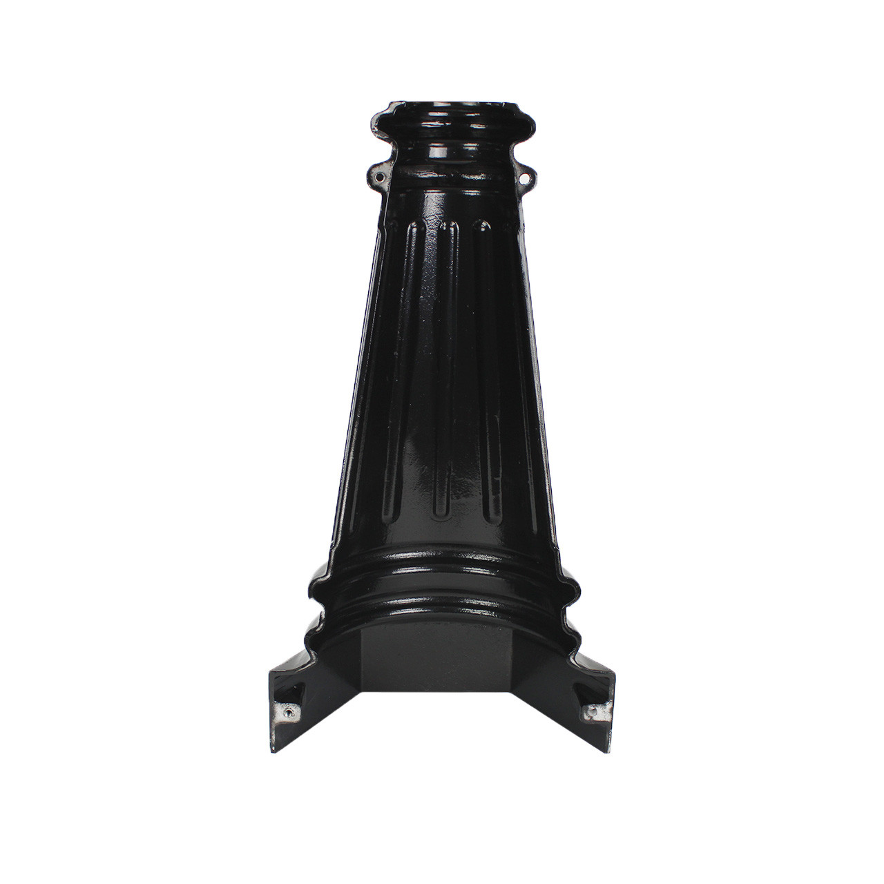 Stratford-Single-side_Open__64486.1674771026.jpg Stratford Anchor Base Decorative LED Pole Kit with Standard Acorn Fixture, 4 Inch Diameter