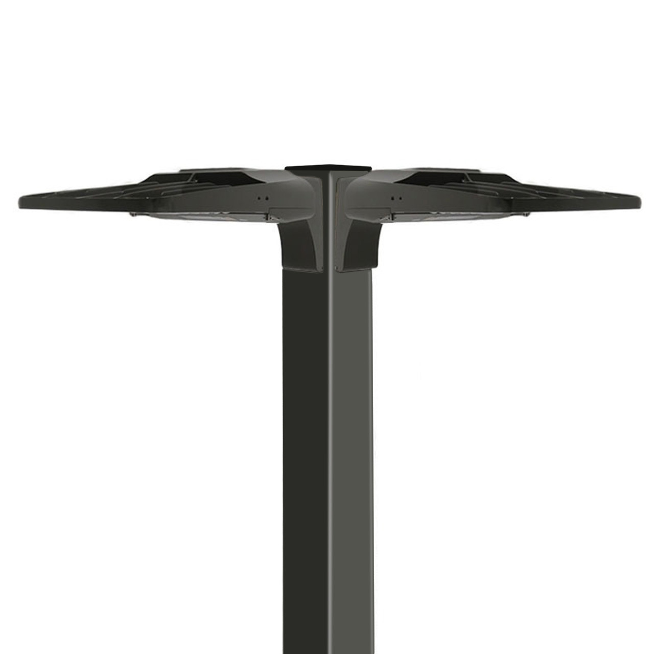 led_pole_kit_with_4_300_watt_area_lights_side_view_1__19349__69217.1751469967.jpg Light Pole Kit with Four LED Area Lights, Selectable Wattage 150/200/240/300 & Color Temperature, 20-30 Foot Pole Height Options