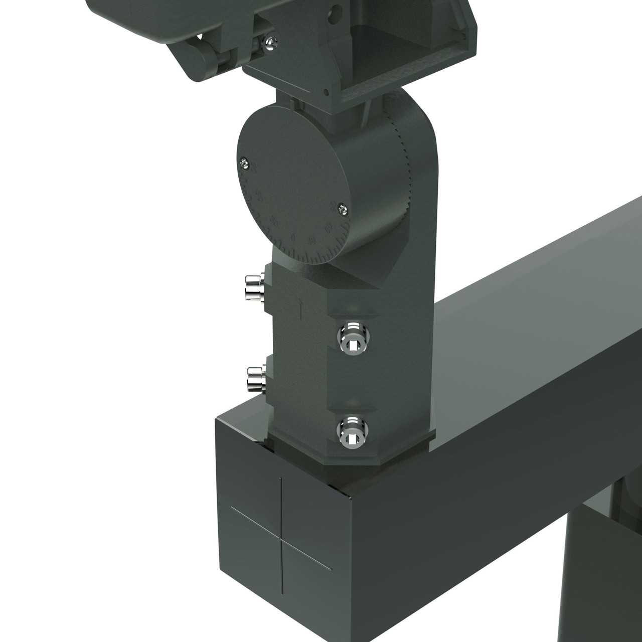 Light Pole Kit with Four Adjustable LED Lights, Selectable Wattage 80/100/120/150 & Color Temperature, 10-25 Foot Pole Height Options
