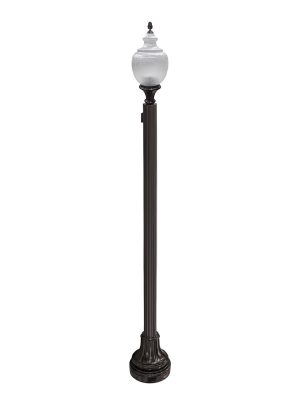 Municipal-Grade Washington Decorative Light Pole Kit, Single Light