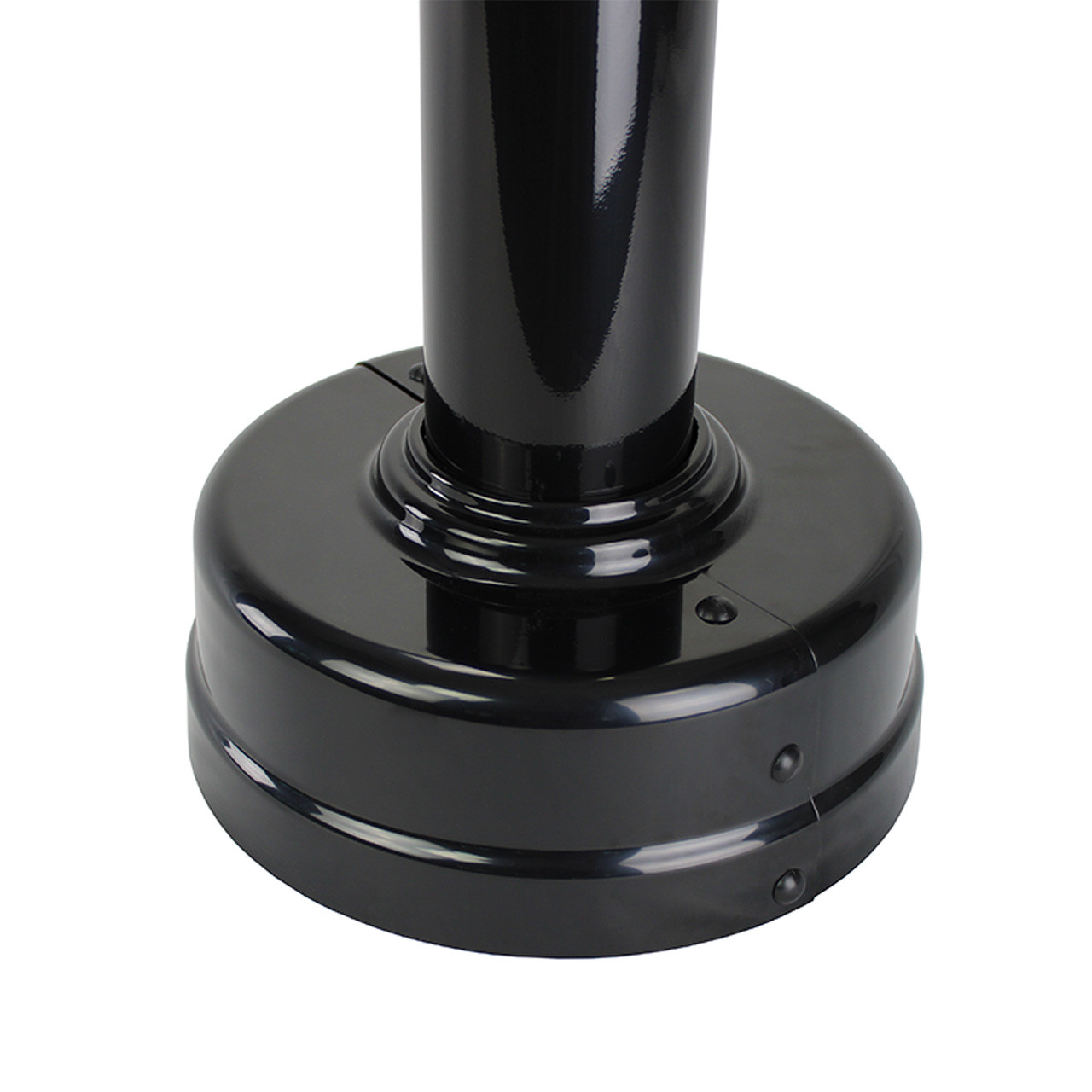 Round Aluminum Light Pole, 8-14 Foot, 3 Inch Diameter, Anchor Base, Quick Ship