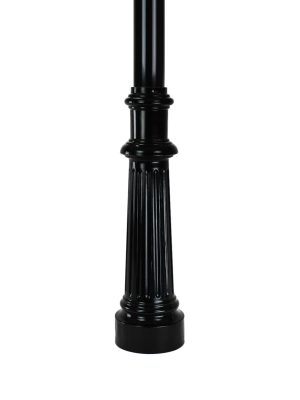 Wexford Series, 3 inch Round Aluminum Light Pole Assembly Direct Burial