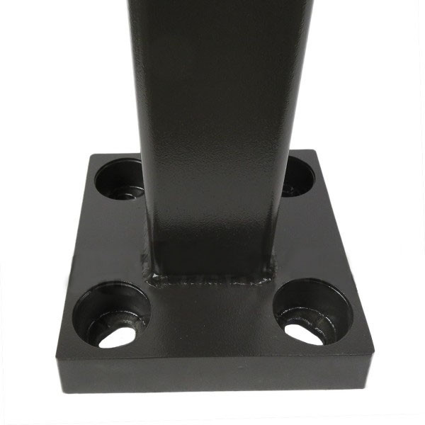img_08888__00064.1622622315.jpg 8 Foot Square Straight Aluminum Light Pole, 4 Inch Wide, 0.125 Inch Wall Thickness