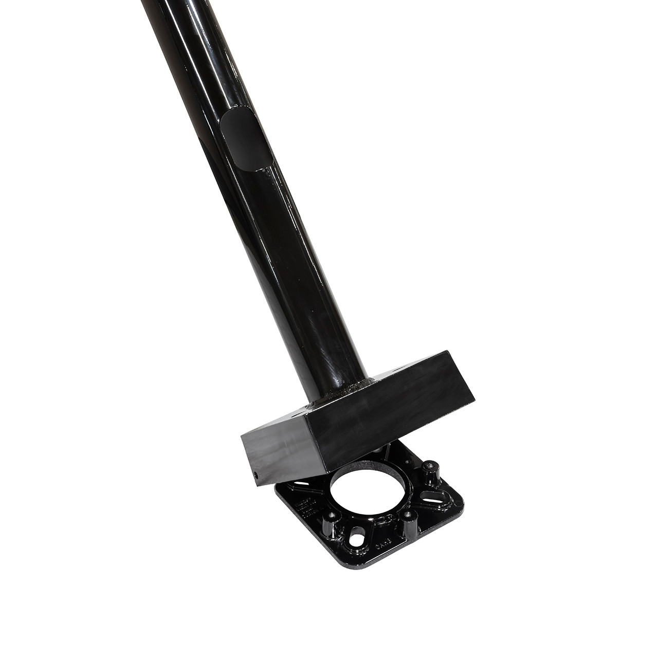 _C7A3499__83119.1714574910.jpg 8 Foot Round Hinged Base Aluminum Light Pole, 4 Inch Diameter, 0.125 Inch Wall Thickness