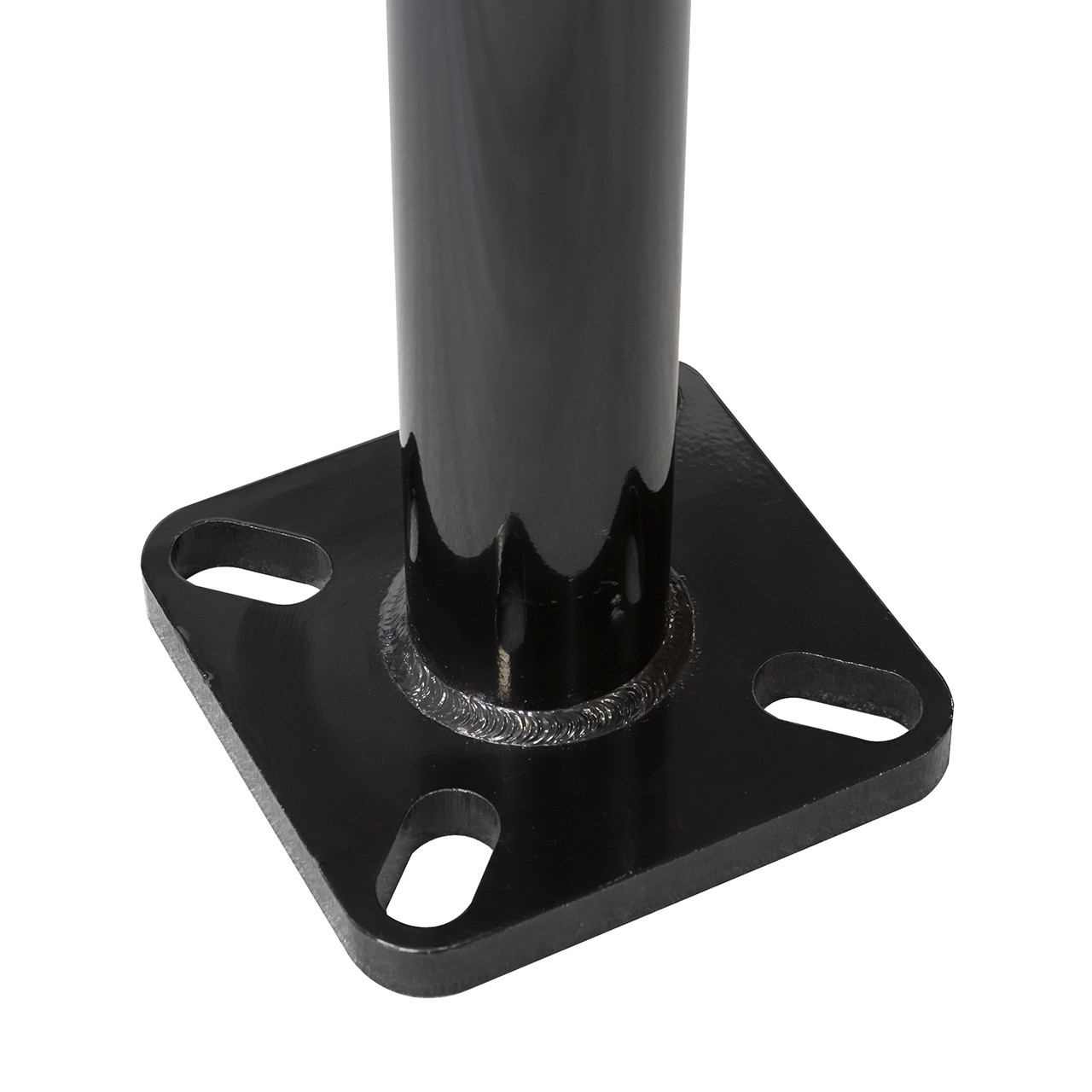 QS4ALAB_base1__41458.1712687664.jpg 10 Foot Round Straight Aluminum Light Pole, 4 Inch Diameter, 0.125 Inch Wall Thickness