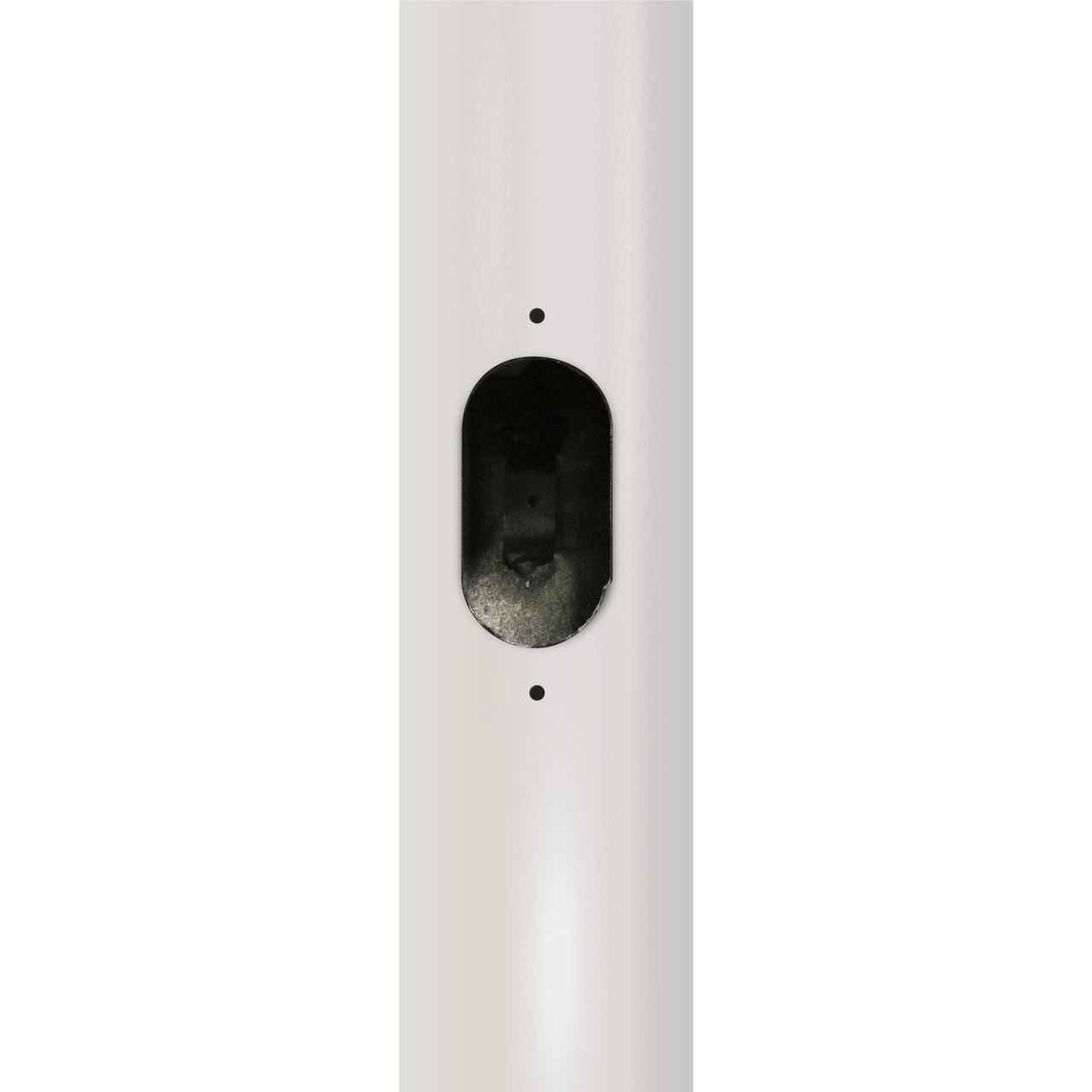 10 Foot Round Hinged Base Aluminum Light Pole, 4 Inch Diameter, 0.125 Inch Wall Thickness