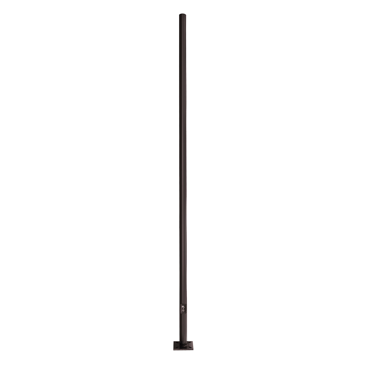 _C7A3156_copy__82977.1708377086.jpg 20 Foot Round Straight Steel Light Pole, 4 Inch Diameter, 11 Gauge