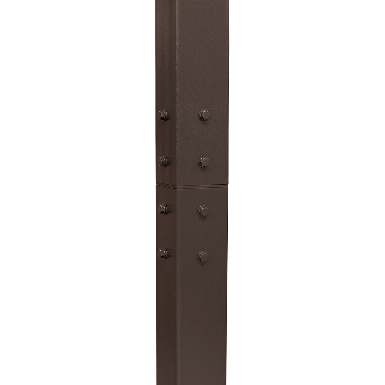 8 Foot EZ Sectional Steel Light Pole, 4 Inch Wide, 11 Gauge