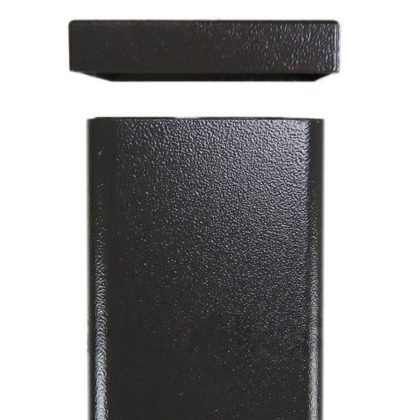 img_0926_17__49867.1622631356.jpg 10 Foot Square Hinged Base Aluminum Light Pole, 4 Inch Wide, 0.125 Inch Wall Thickness