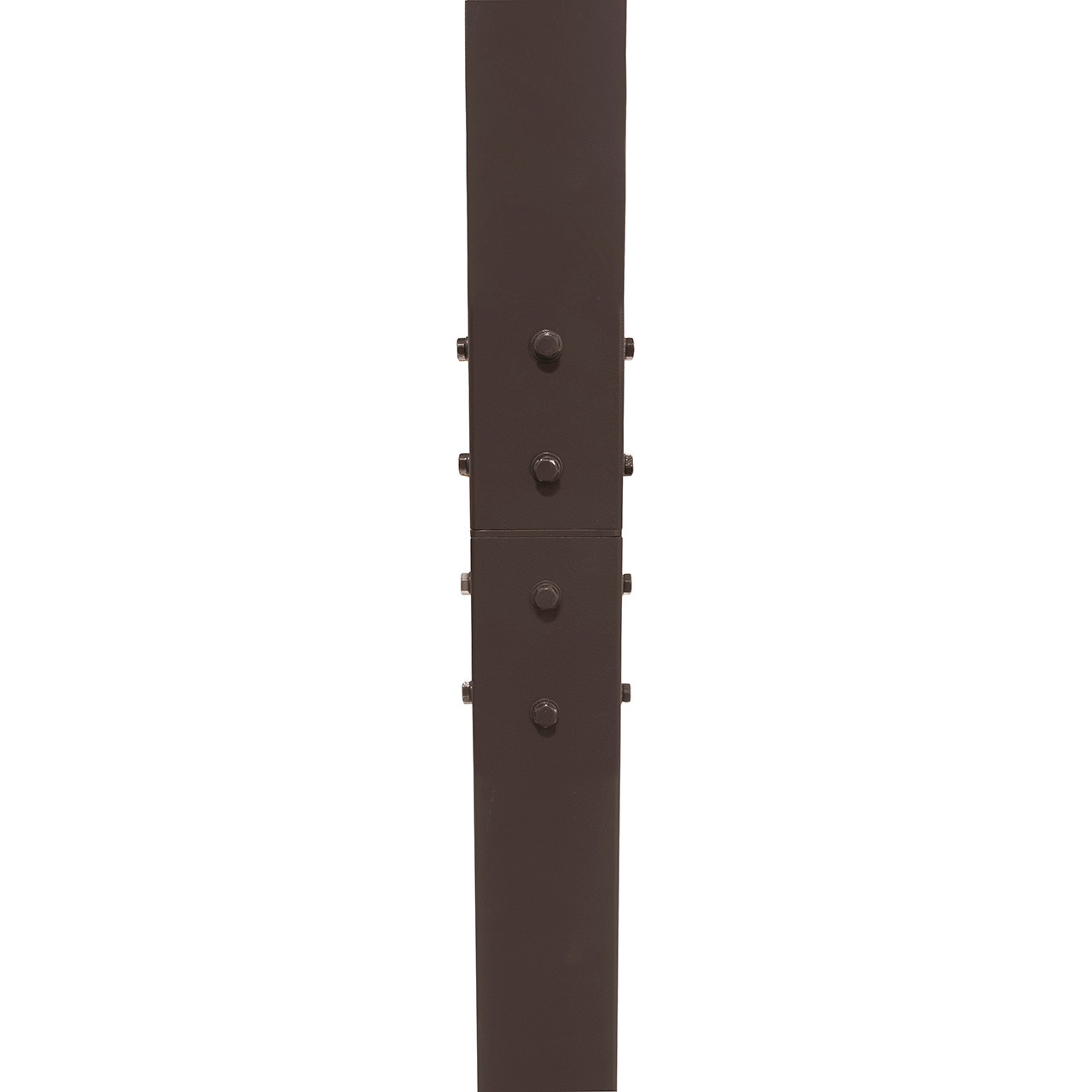 12 Foot EZ Sectional Steel Light Pole, 4 Inch Wide, 11 Gauge