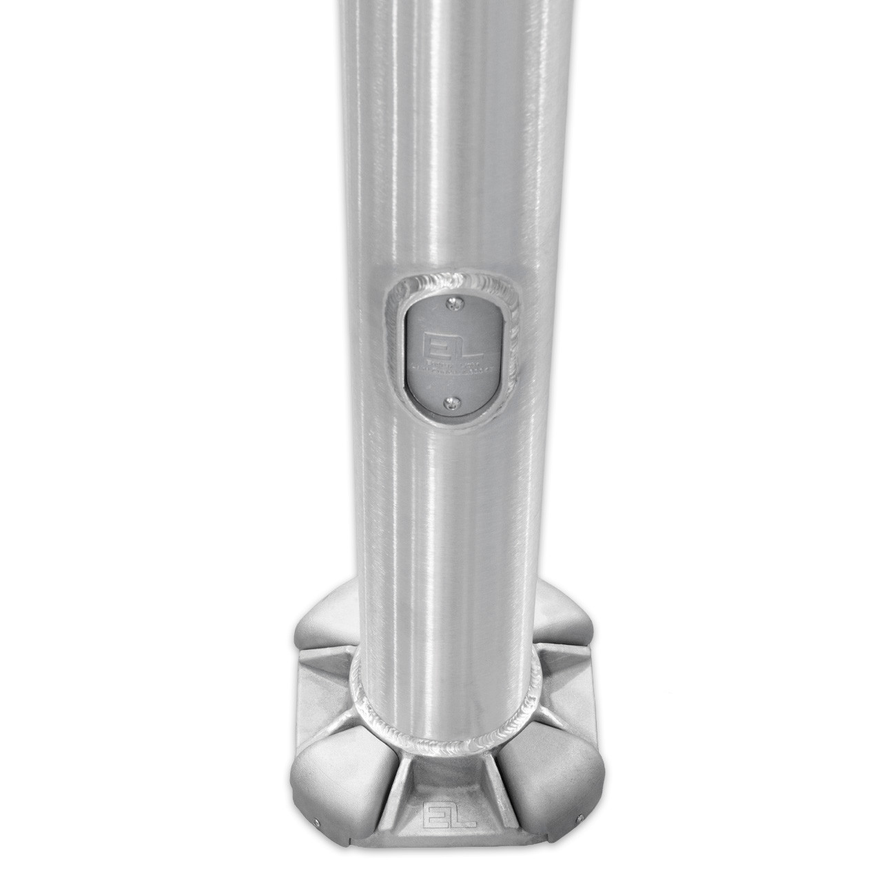 DSC1937__59485.1769194510.jpg 16 Foot Round Tapered Aluminum Light Pole, 5 Inch Diameter, 0.125 Inch Wall Thickness