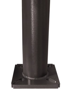 20 Foot Round Tapered Steel Light Pole - 5.8 Inch Diameter, 11 Gauge, Quick-Ship