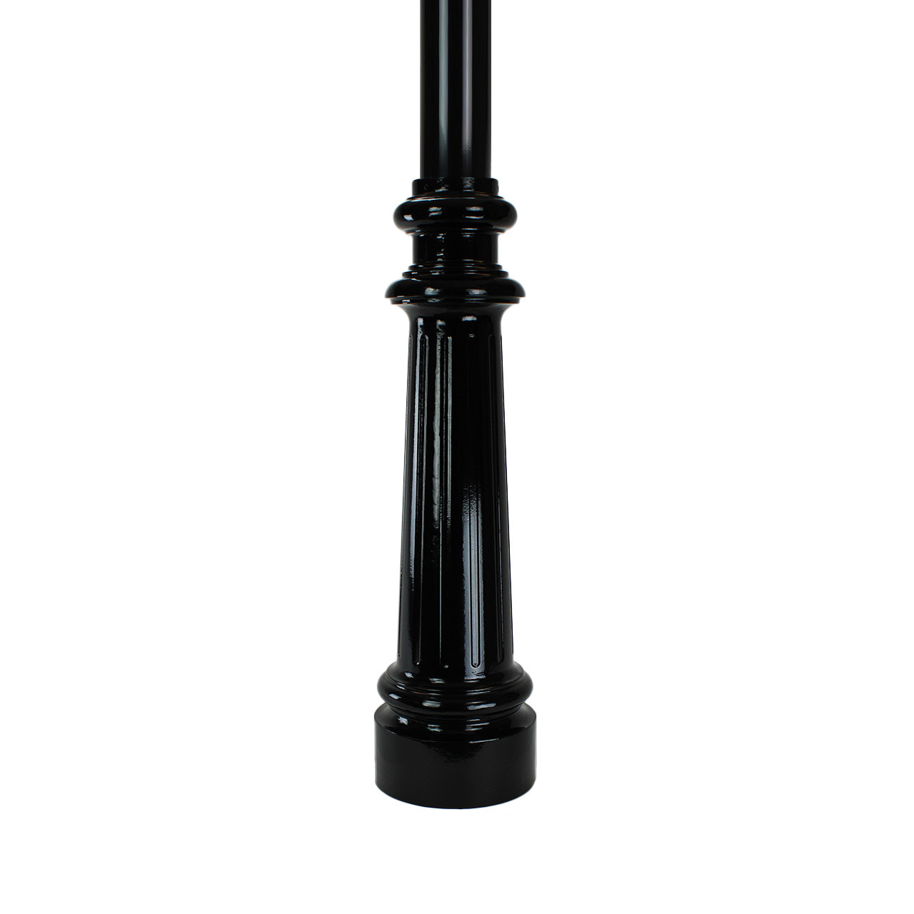 Windsor Series, 4 inch Round Aluminum Light Pole Assembly Direct Burial