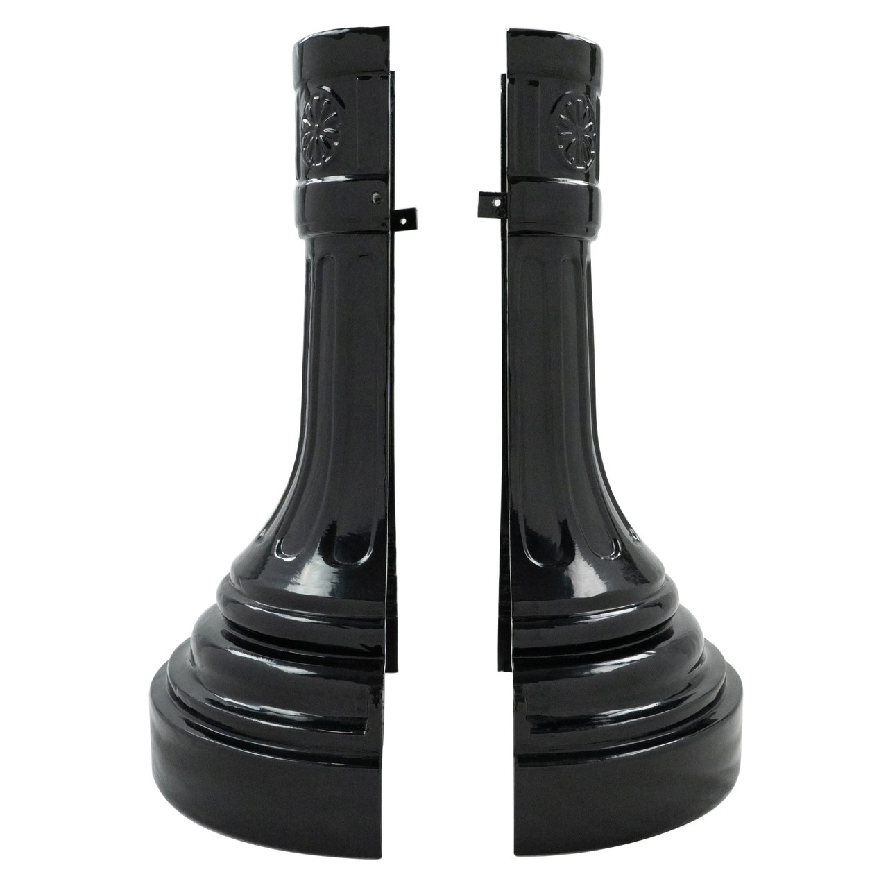 decorative-base-pole-cover-02__82330.1628877397.jpg Bastille Series Anchor Base 4 Inch Round Aluminum Light Pole Assembly