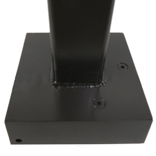 img_0922_22__26079.1694202182.jpg 18 Foot Square Hinged Base Aluminum Light Pole, 4 Inch Wide, 0.125 Inch Wall Thickness