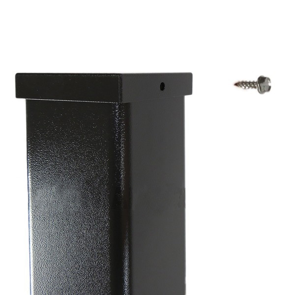 img_0927_22__36895.1622621145.jpg 18 Foot Square Hinged Base Aluminum Light Pole, 4 Inch Wide, 0.125 Inch Wall Thickness