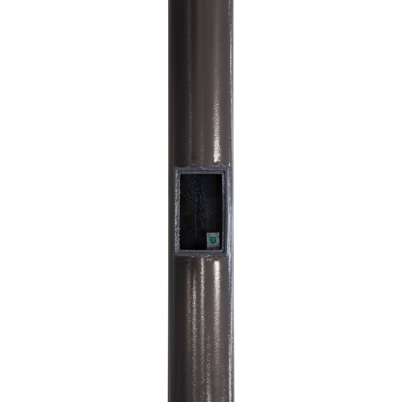 30 Foot Round Straight Steel Light Pole, 5 Inch Diameter, 11 Gauge