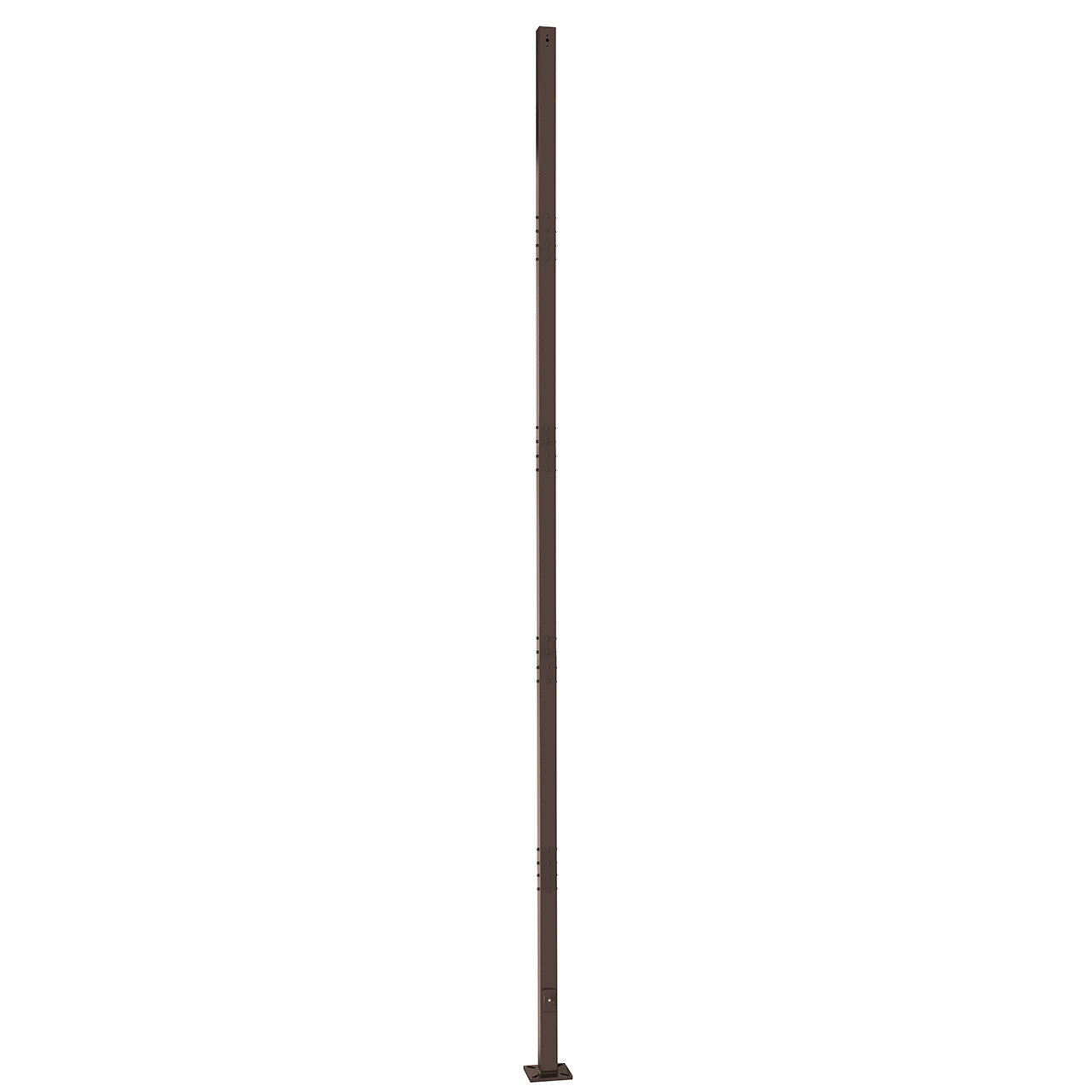 20 Foot EZ Sectional Steel Light Pole, 4 Inch Wide, 11 Gauge