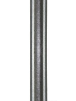 12 Foot Hurricane Resistant Round Aluminum Pole, 5 Inch Diameter, 0.188 Inch Wall Thickness