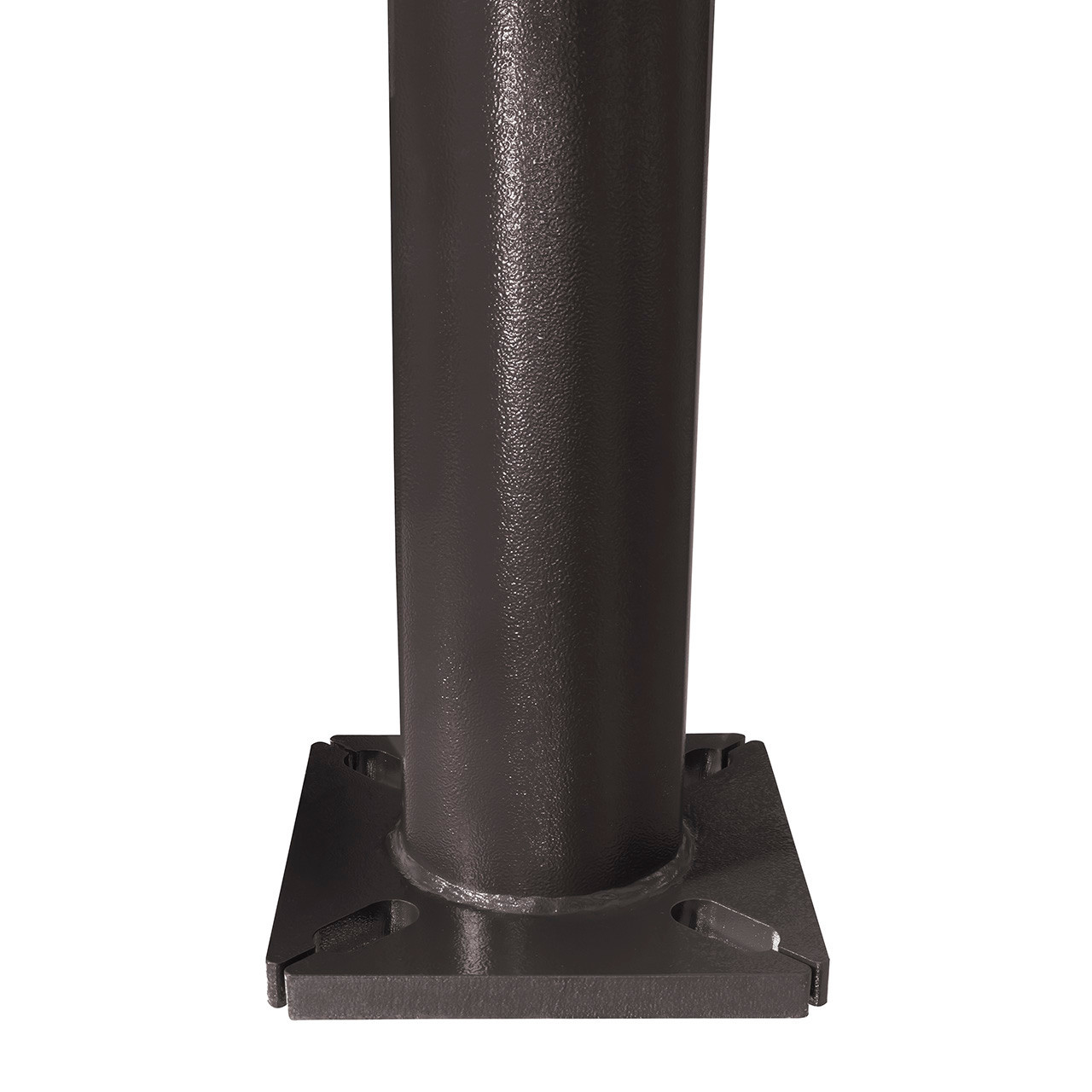 25 Foot Round Tapered Steel Light Pole – 6.6 Inch Diameter, 11 Gauge - SeeLight LED Lighting