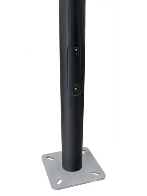 15 Foot Round Tapered Anchor Base Fiberglass Light Pole - SeeLight LED Lighting