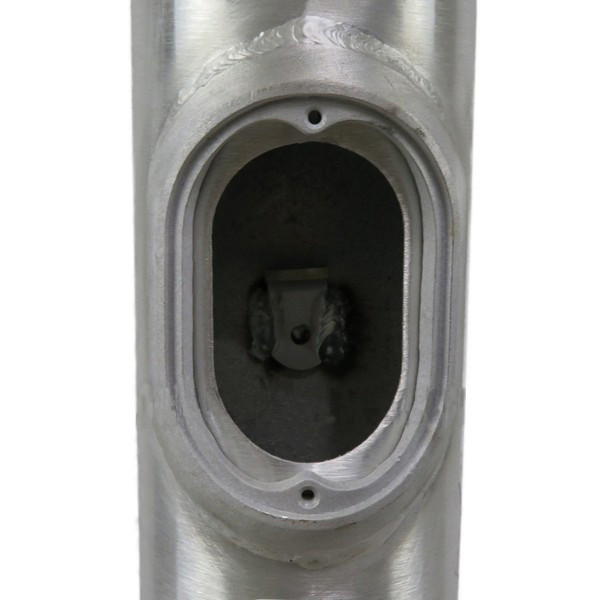 18 Foot Hurricane Resistant Round Aluminum Pole, 5 Inch Diameter, 0.188 Inch Wall Thickness