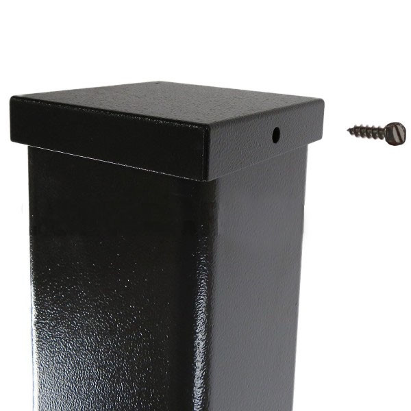 16 Foot Square Straight Aluminum Light Pole, 5 Inch Wide, 0.188 Inch Wall Thickness