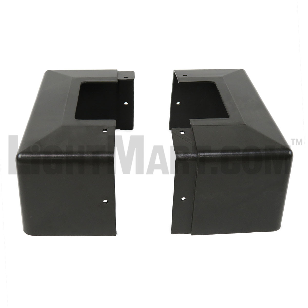 Light Pole Base Cover for 5 Inch Width Square Poles Dark Bronze