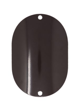 Aluminum Oval Curved Handhole Cover, 5 x 6.25 Inch, Dark Bronze - SeeLight LED Lighting