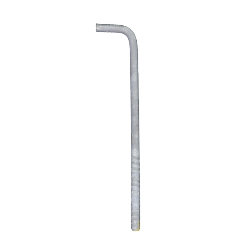 ab3417-4__99742.1622622437.jpg 3/4 x 17 x 3 Inch Galvanized Steel Anchor Bolt Set For Anchor Base Light Poles