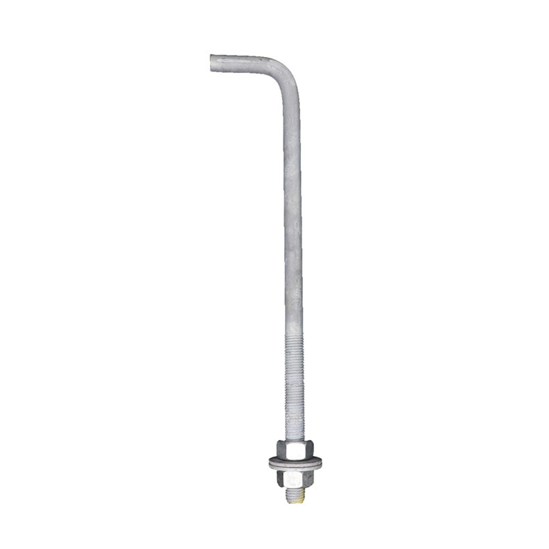 ab3417-3__96561.1622621135.jpg 3/4 x 17 x 3 Inch Galvanized Steel Anchor Bolt Set For Anchor Base Light Poles