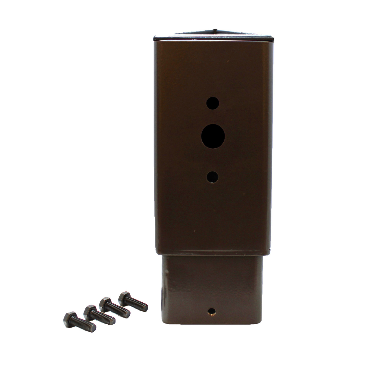 Custom Drilled Adapter for 4 Inch Square Poles - SeeLight LED Lighting