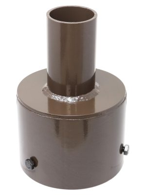 Tenon Adapter for 5 Inch Round Poles - SeeLight LED Lighting